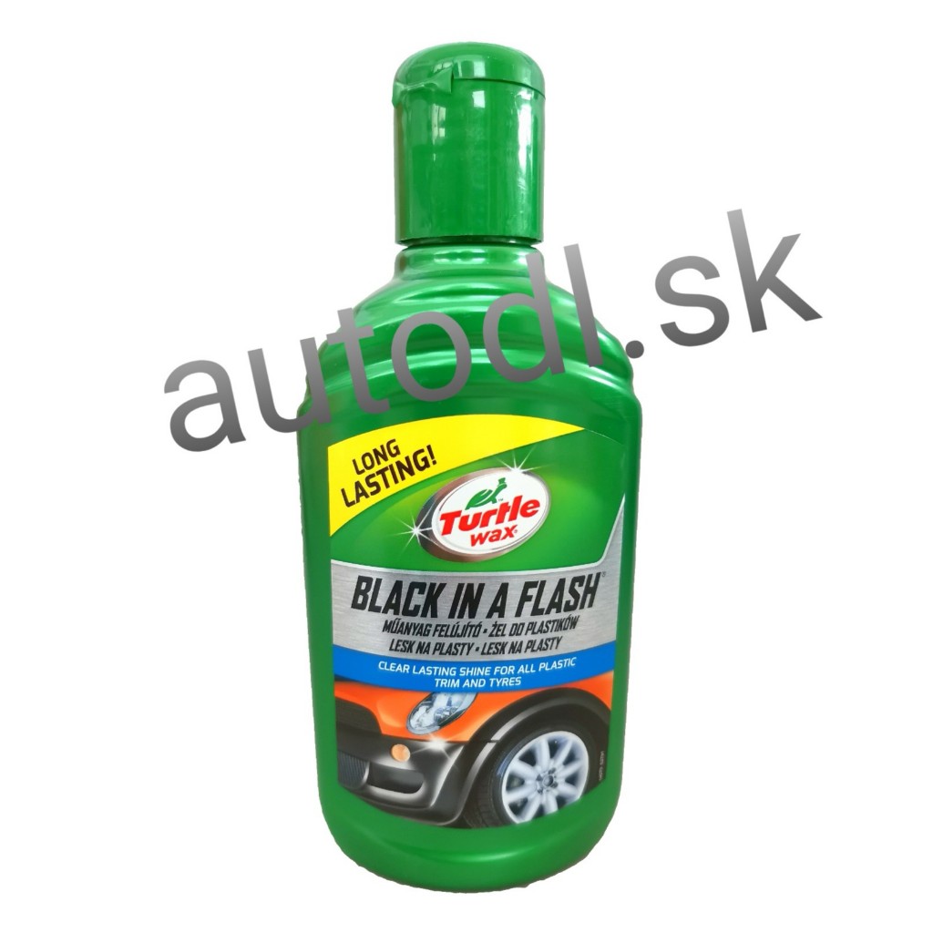 10197 Turtle Wax Black in a Flash Lesk na plasty v texte