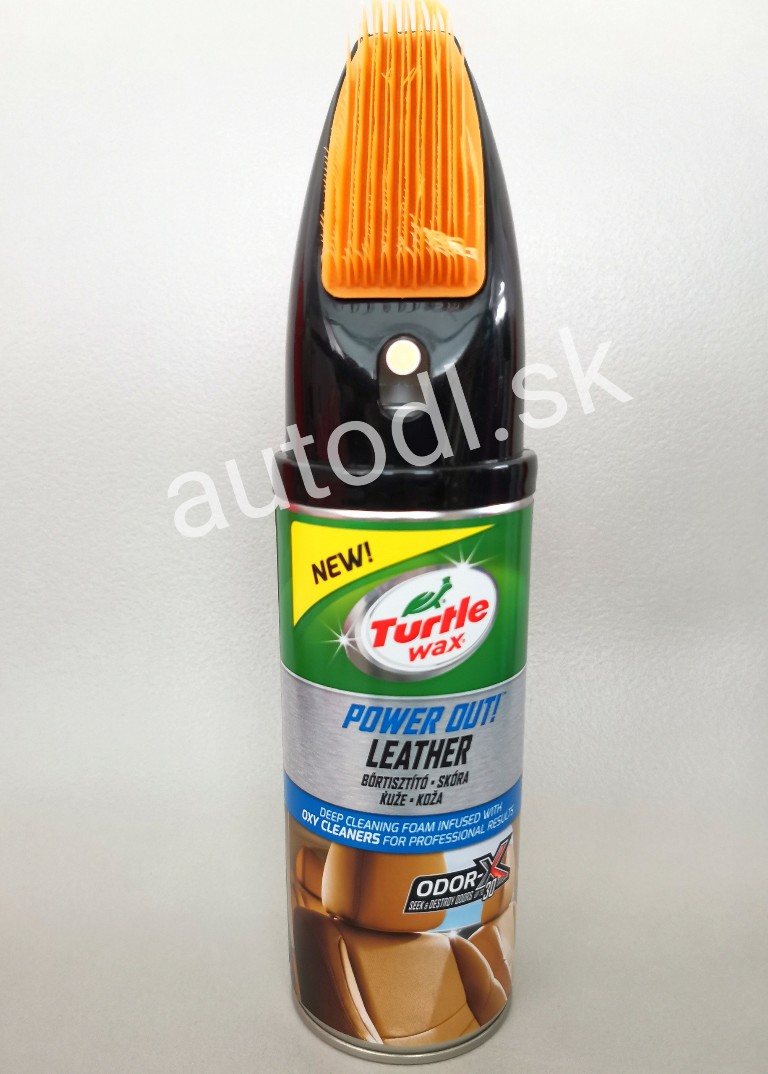 Turtle Wax 10324 Power Out Leather Cleaner and Conditioner cistic koze s pohlcovacom pachov