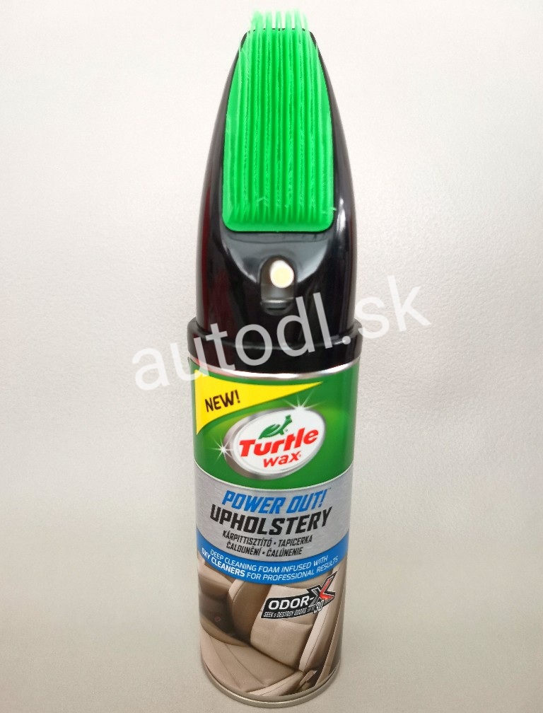 Turtle Wax 10325 Power Out Upholstery Cleaner cistic ochrana s pohlcovacom pachov