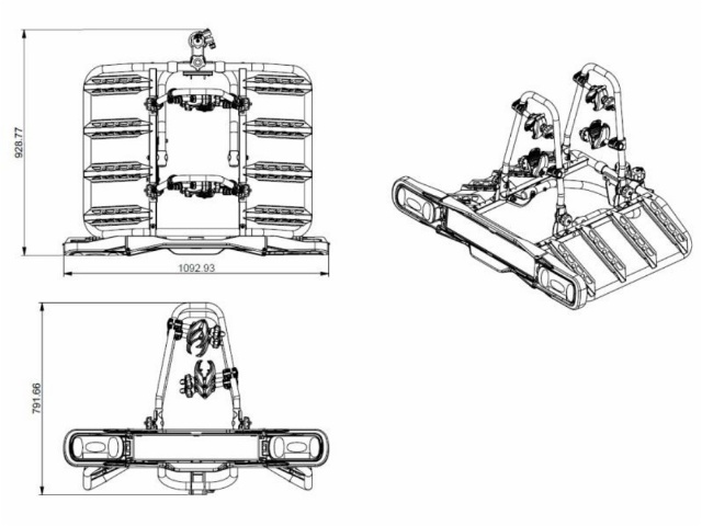 nosic na bicykle nosic na 4 bicykle na tazne zariadenie carface