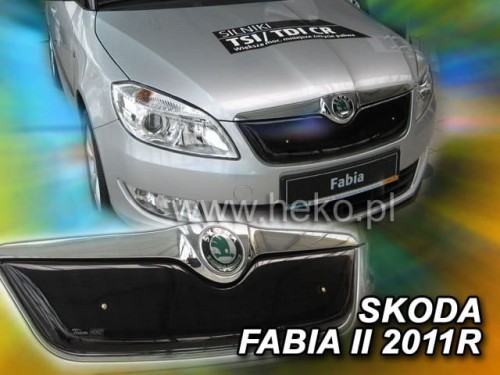 zimna clona skoda fabia 02048 heko oslona zimowa