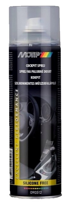 motip 090512 sprej na pristrojovu dosku 500ml Cockpit Spray