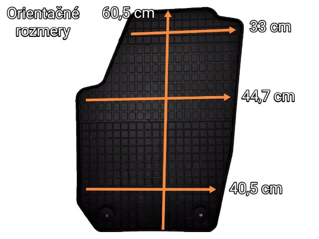 gk034 Petex 24110 gumovy koberec gumova rohoz Skoda Fabia II Fabia 2