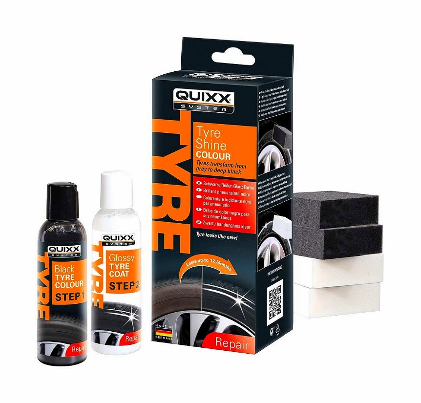Quixx 17009 lesk a ochrana pneumatik tyre shine colour kit