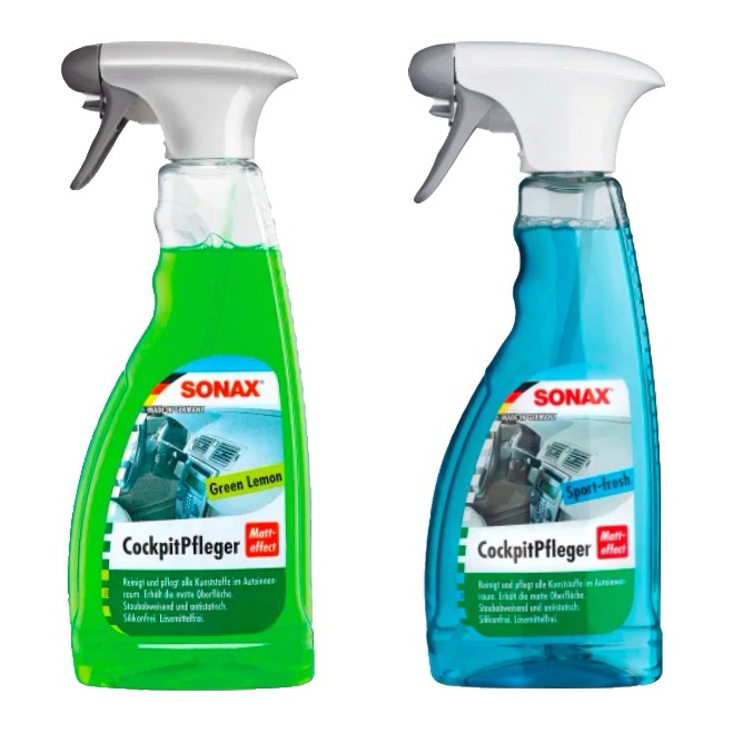 sonax 358241 357242 osetrenie plastov matny zeleny citron sport fresh Cockpitpfleger Matteffect Sport fresh green lemon