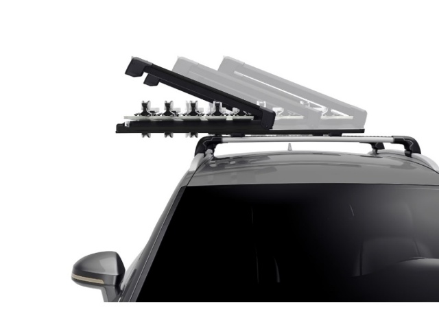 thule snowpack extender black vysuvny nosic lyzi