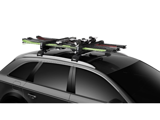thule snowpack extender black vysuvny nosic lyzi