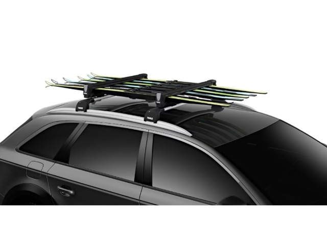 nosic lyzi a snowboardov thule snowpack L