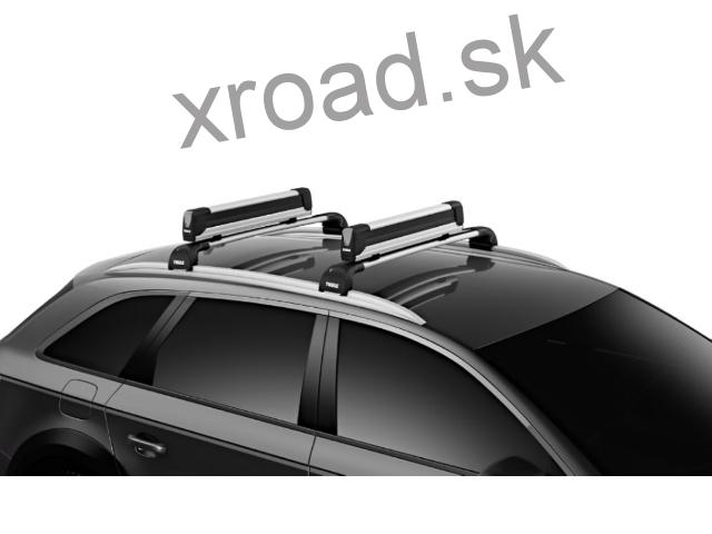 Výsuvný nosič lyží Snowpack Extender strieborný 2ks (THULE)