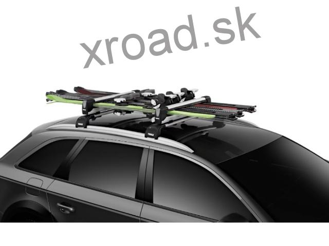 Výsuvný nosič lyží Snowpack Extender strieborný 2ks (THULE)
