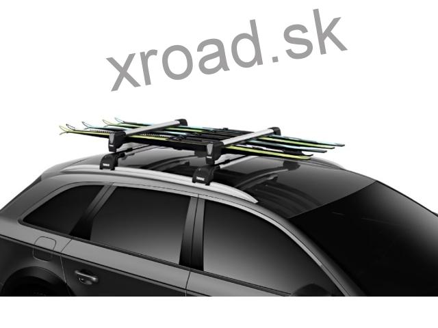 Výsuvný nosič lyží Snowpack Extender strieborný 2ks (THULE)