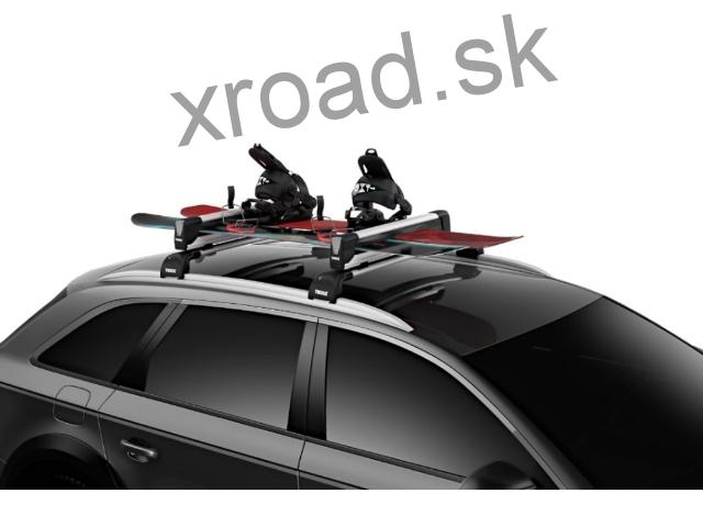 Výsuvný nosič lyží Snowpack Extender strieborný 2ks (THULE)