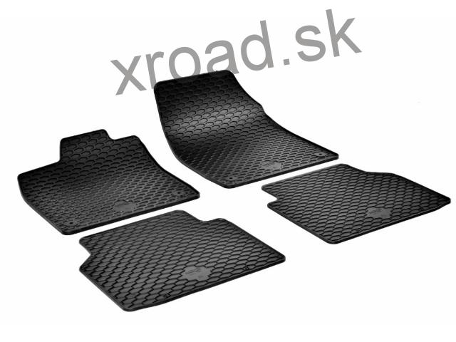 Gumové rohože štandard Škoda Enyaq iV od 2021 (SADA) (GUMÁRNY ZUBŘÍ)