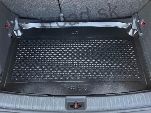 Vaňa do kufra Škoda Fabia IV hatchback od 2021 1ks (GUMÁRNY ZUBŘÍ)