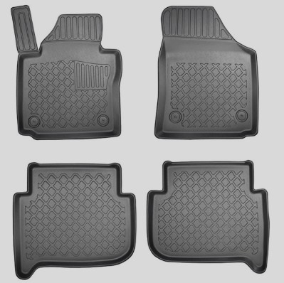 Autorohože so zvýšeným okrajom 3D GUARDLINER VW Touran (2003-2015) (SADA) (ARISTAR)