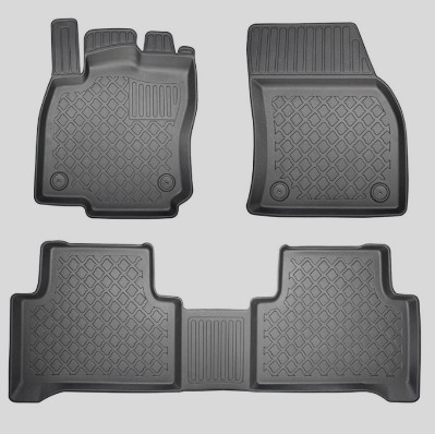 Autorohože so zvýšeným okrajom 3D GUARDLINER VW Touran 5m, 7m od 2015 (SADA) (ARISTAR)