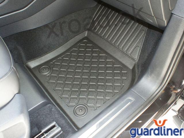 Autorohože so zvýšeným okrajom 3D GUARDLINER VW Tiguan od 2016 (SADA) (ARISTAR)