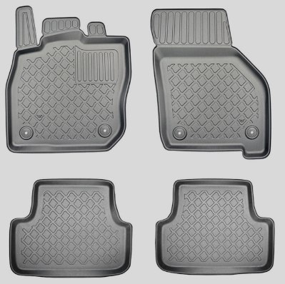Autorohože so zvýšeným okrajom 3D GUARDLINER VW Golf VIII hybrid od 2020 (SADA) (ARISTAR)