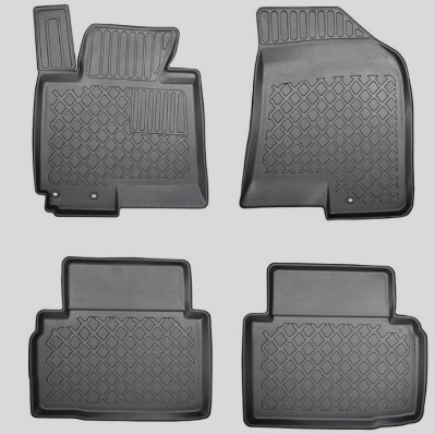 Autorohože so zvýšeným okrajom 3D GUARDLINER Kia Sportage III (2010-2015) (SADA) (ARISTAR)
