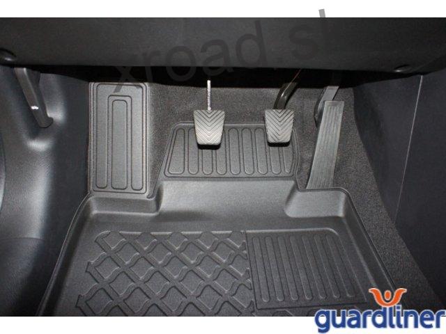 Autorohože so zvýšeným okrajom 3D GUARDLINER Kia Carens (2013-2019) (SADA) (ARISTAR)