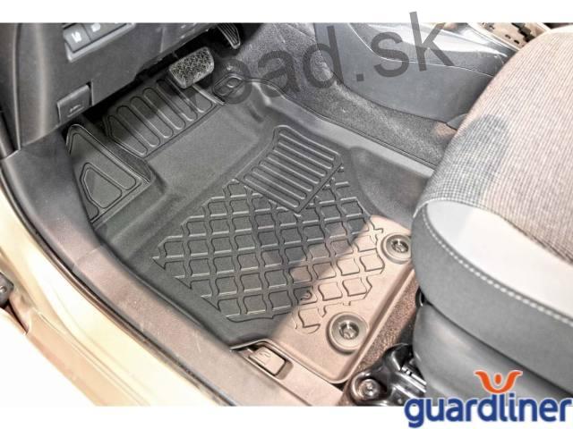 Autorohože so zvýšeným okrajom 3D GUARDLINER Toyota Yaris III hatchback (Hybrid) (2011-2020) (SADA) (ARISTAR)