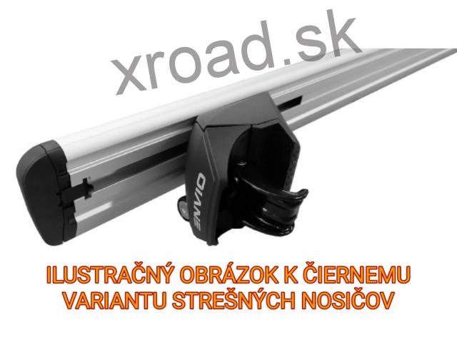 Aerodynamické strešné nosiče EN120W čierne SADA (ENVIO)