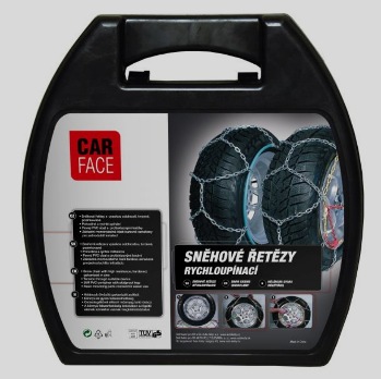 Rýchloupínacie snehové reťaze veľ. 70 (kovové) 2ks (CARFACE)
