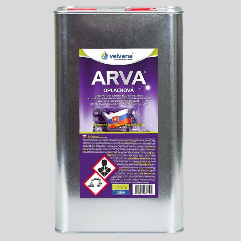 ARVA Oplachová - čistič motora 4L (VELVANA)