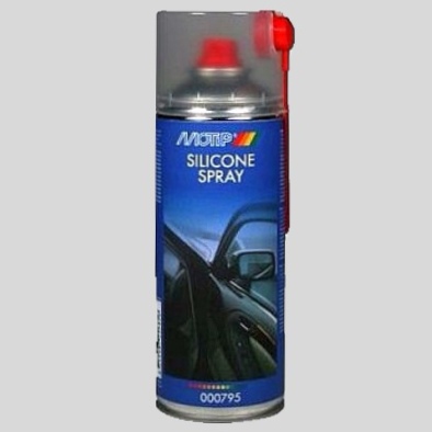 Silikónový sprej na gumové časti 400ml (MOTIP)