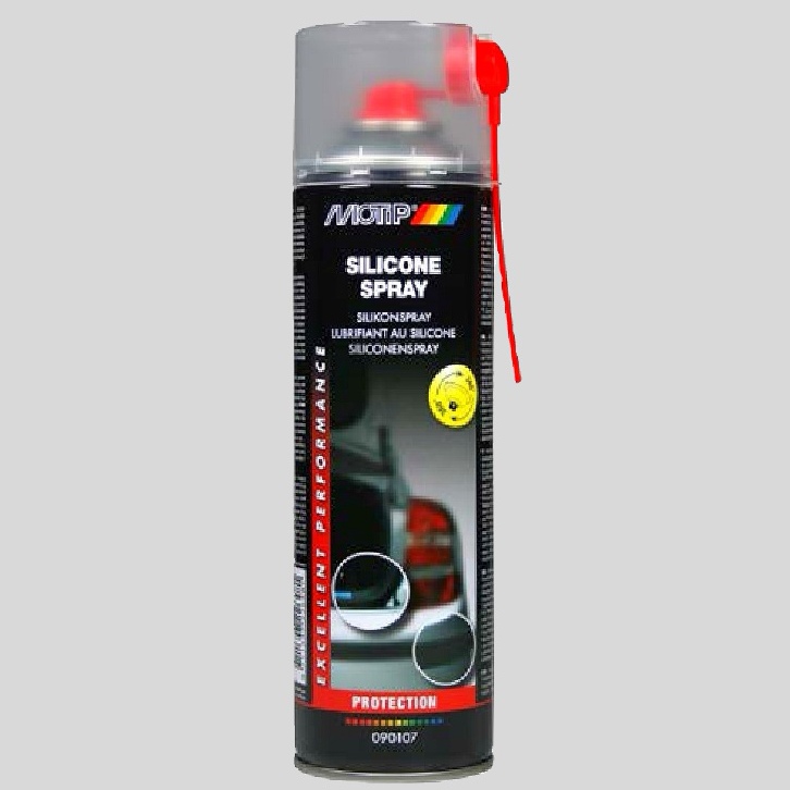 Silikónový sprej na gumové časti 500ml (MOTIP)