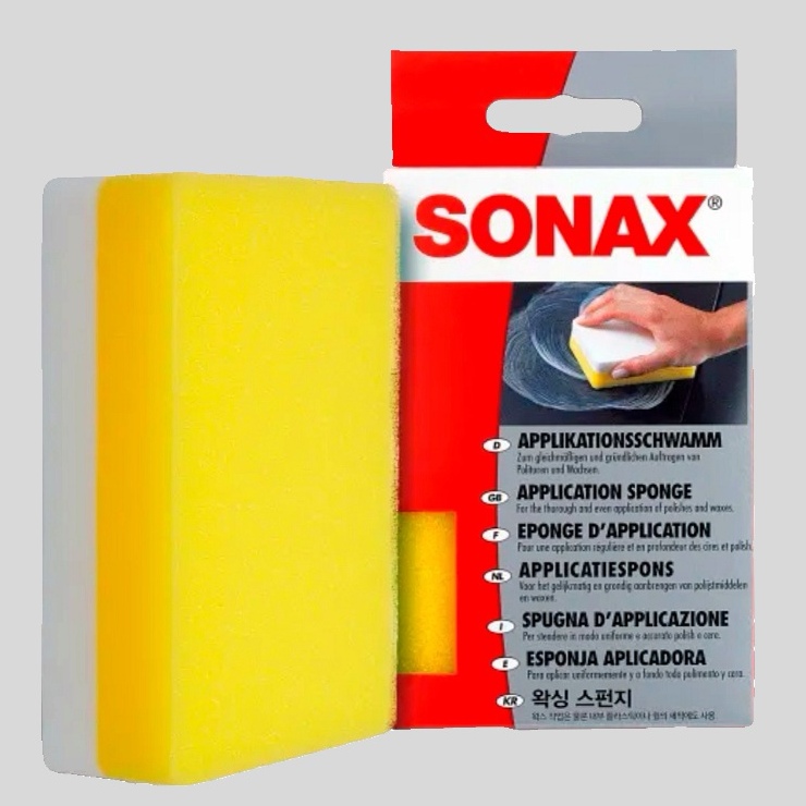 Aplikačná špongia na vosk 1ks (SONAX)