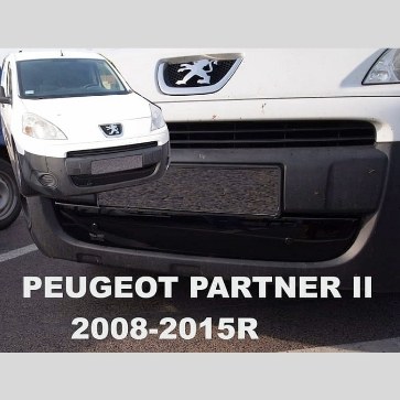 Zimná clona Peugeot Partner (2008-2015) (dolná) 1ks (HEKO)