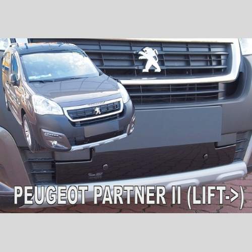 Zimná clona Peugeot Partner (2015-2018) (dolná) 1ks (HEKO)