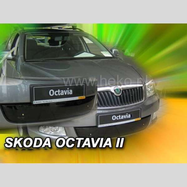 Zimná clona Škoda Octavia II (2008-2013) (facelift) (dolná) 1ks (HEKO)