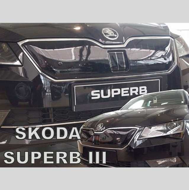 Zimná clona Škoda Superb III (2015-2019) (horná) 1ks (HEKO)