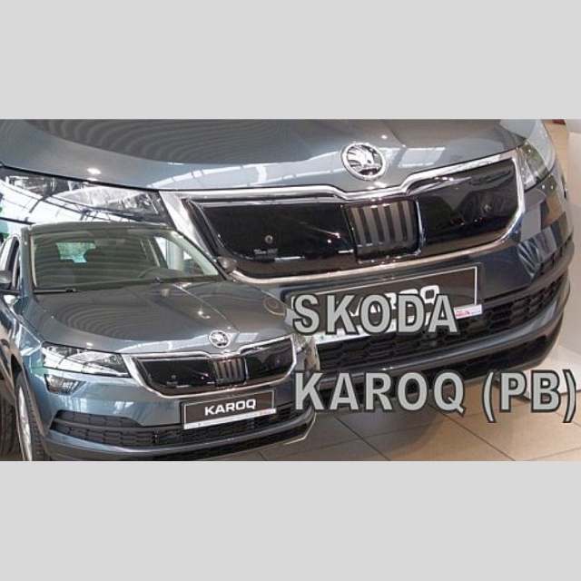 Zimná clona Škoda Karoq (2017->) (horná) 1ks (HEKO)