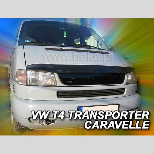 Zimná clona Volkswagen Transporter T4 / Caravelle (1998-2003) (šikmé svetlomety) (horná) 1ks (HEKO)
