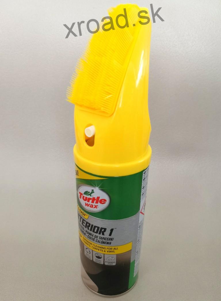 Čistič na koberce a čalúnenia s integrovanou kefou 400ml (TURTLE WAX)
