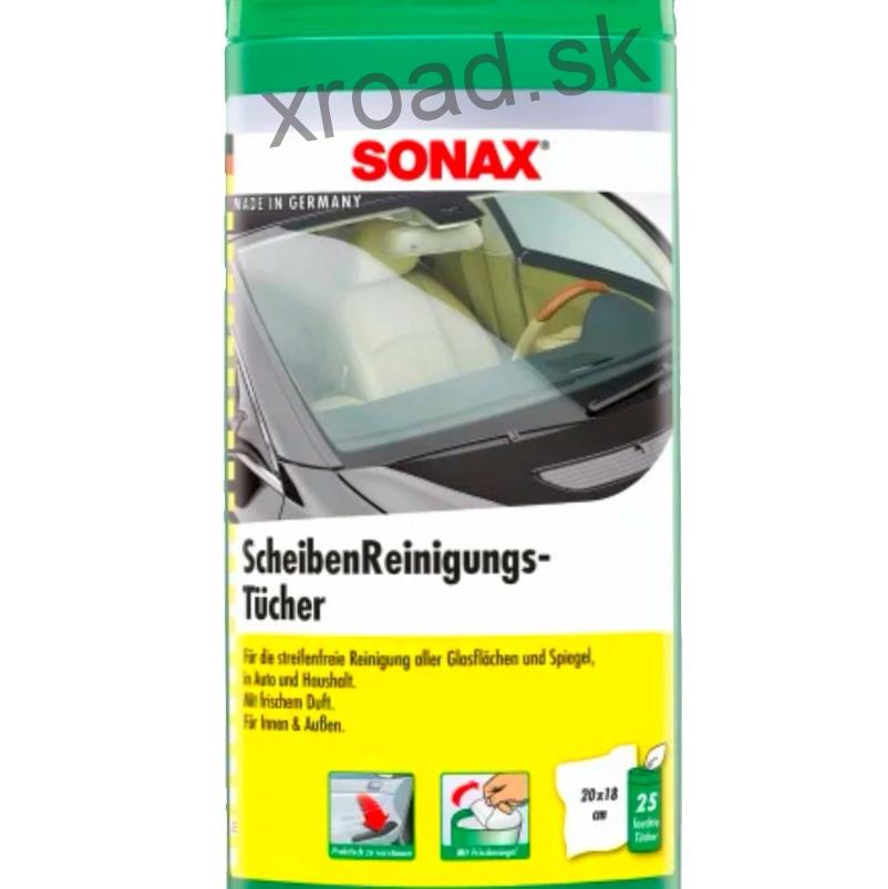 Čistiace utierky na plasty a sklo (1balenie/25ks) (SONAX)