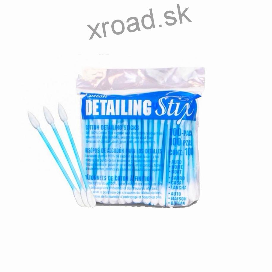 Bavlnené detailingové tyčinky (100ks) (U.S. DETAILING TOOLS)