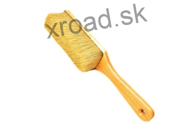 Drevená metlička z prírodného vlasu (krátka) 1ks (AMIO)