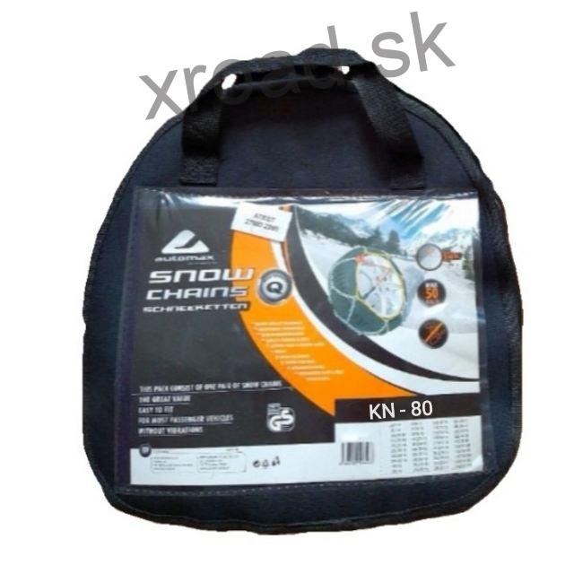 Snehové reťaze KN-80 (kovové) 2ks (AUTOMAX)