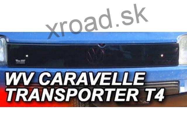 Zimná clona Volkswagen Transporter T4 / Caravelle (1990-1999) (rovné svetlomety) 1ks (HEKO)