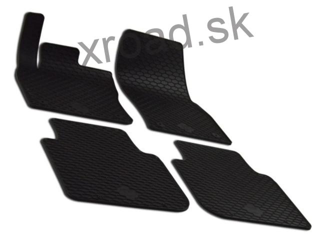 Gumové rohože štandard Škoda Kodiaq od 2016 (SADA) (GUMÁRNY ZUBŘÍ)