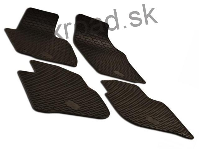 Gumové rohože štandard Škoda Rapid od 2012 (SADA) (GUMÁRNY ZUBŘÍ)