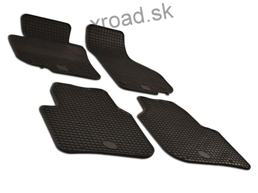 Gumové rohože štandard Škoda Superb II od 2008 (SADA) (GUMÁRNY ZUBŘÍ)
