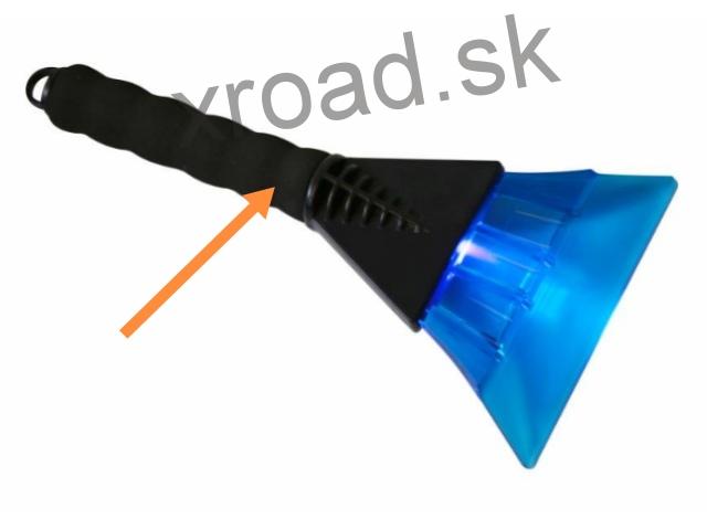 Škrabka s LED osvetlením 1ks (CARFACE)