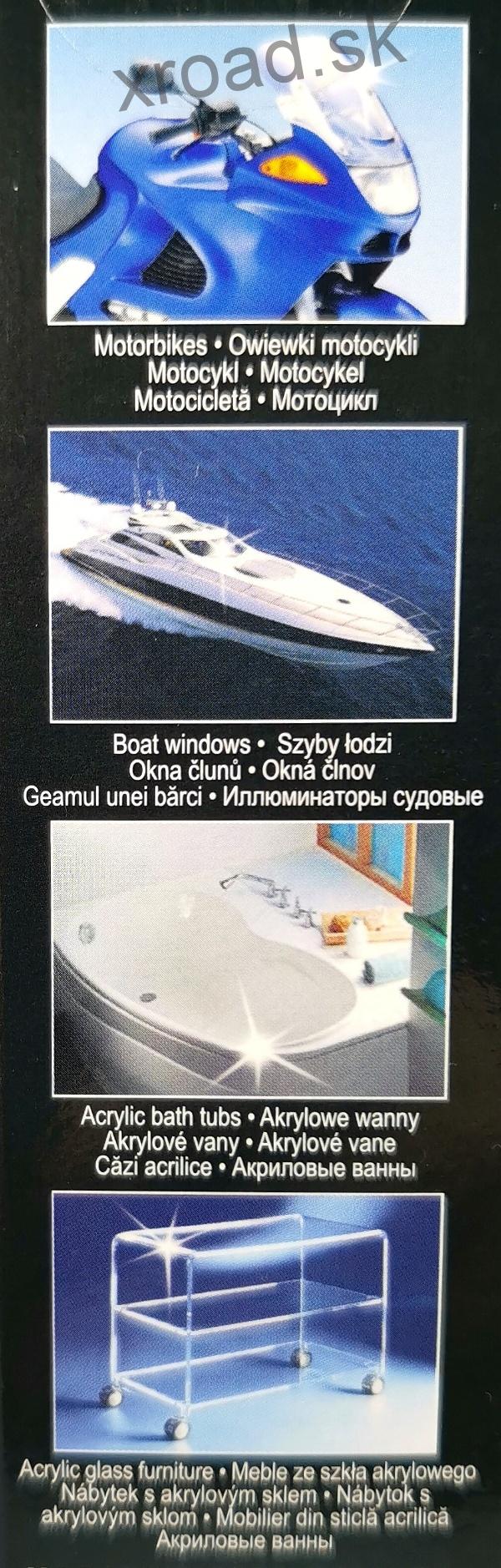 Odstraňovač škrabancov z akrylového skla (SADA) (QUIXX)